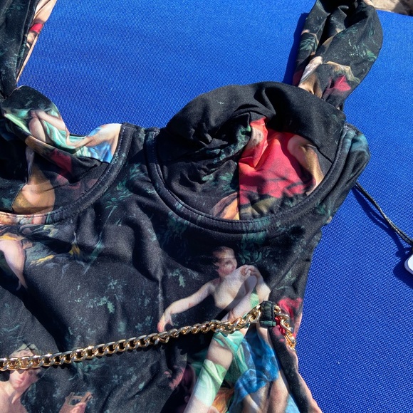 WEWOREWHAT VINTAGE DANIELLE ONE PIECE SWIMSUIT - Picture 2 of 6